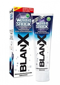 BlanX White Shock Zahnaufhellung, Zahnschmelzschonende Zahncreme 50 ml